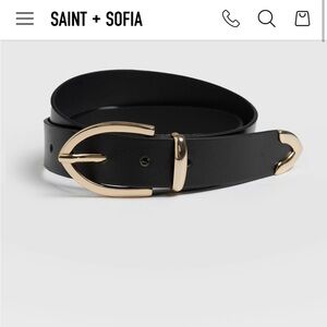Saint & Sofia Leather Belt